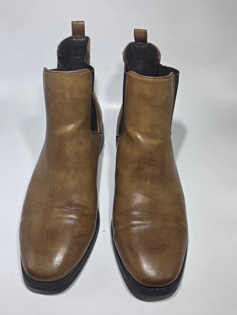LOFT Women’s Ankle Boots Size 9 Brown Tan Pull On Chelsea Style Boots